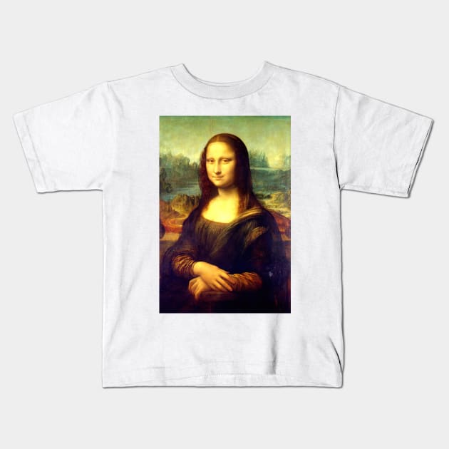 Mona Lisa Leonardo Da Vinci Kids T-Shirt by TRUMP STUFF